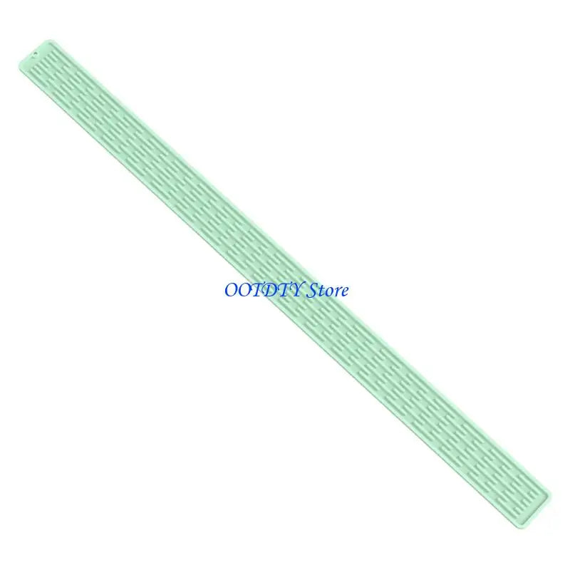 ruban caoutchouc noir gris rose clair vert clair rayures fines moderne anti dérapant cuisine