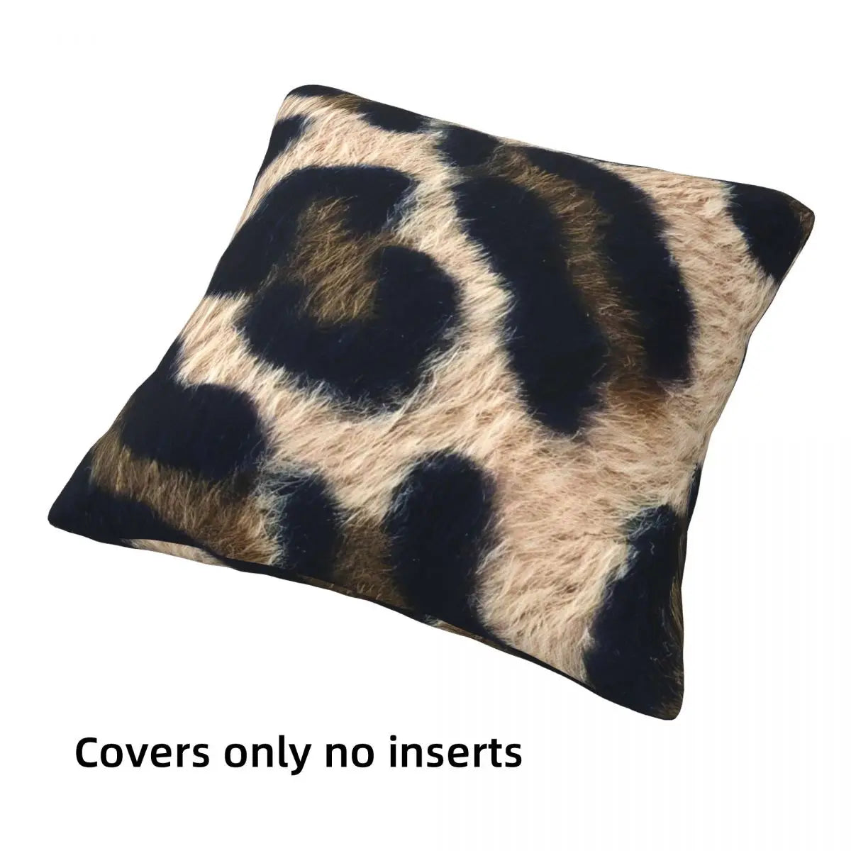 housse coussin imprimée léopard moderne 12x12 16x16 18x18 20x20 amovible lavable
