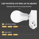 détecteur mouvement infrarouge douille E27 blanc moderne 120 degrés LED utilitaire