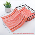 serviettes cuisine rose bleu vert orange carreaux rayures haute qualité douces opaques classic