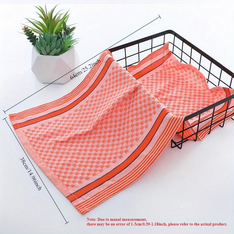 serviettes cuisine rose bleu vert orange carreaux rayures haute qualité douces opaques classic