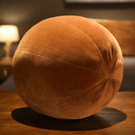 coussin rond velours rayures colorées moderne doux mousse pe amovible lavable adultes chambre lit