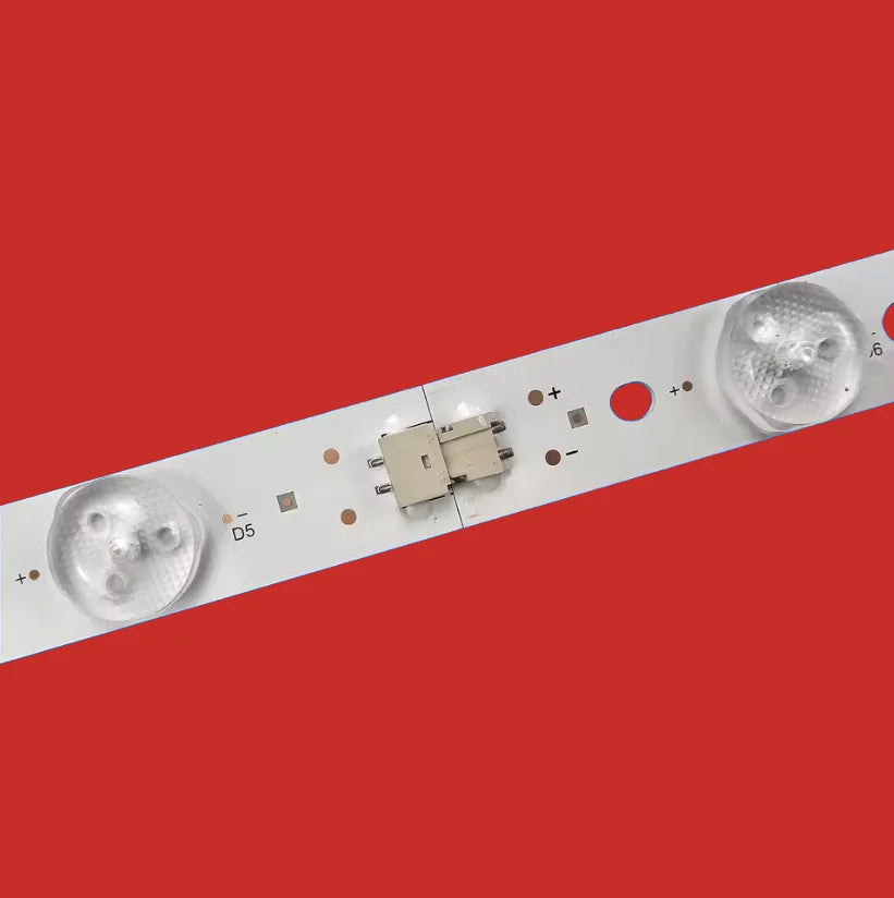 bande led 10 lumières blanc points noirs modernes connecteurs couleurs 3v 780mm