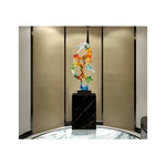 sculpture abstraite résine moderne couleurs vives forme organique intérieur contemporainDecorationMaisonArtVitrineTranslucide