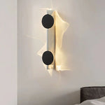 applique murale moderne led noir argentée éclairage mur chaud minimaliste fixée mur lumineuse discothèque