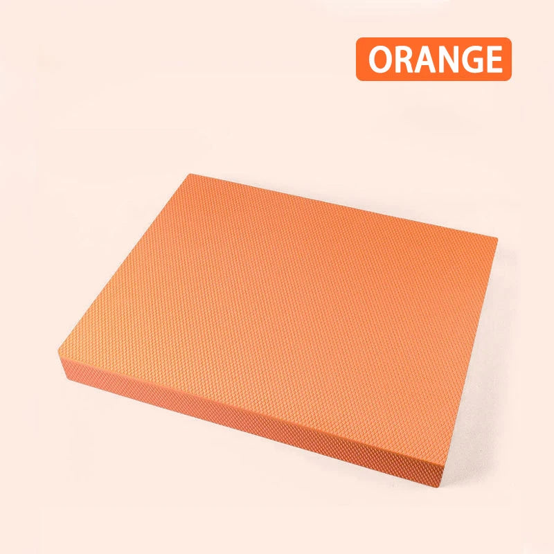 pad équilibre yoga texturé orange rose bleu vert fitness moderne tpe épais