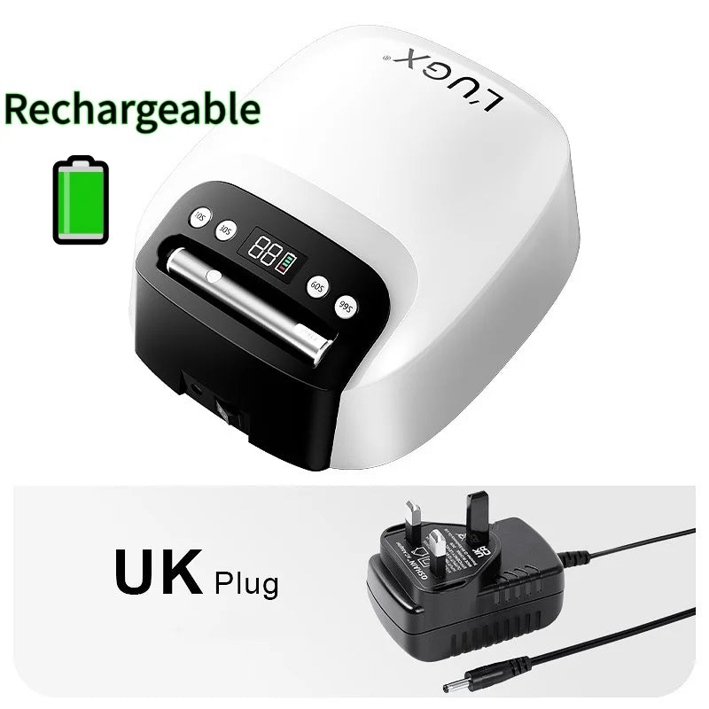 lampe ongles rechargeable séchage rapide uv led nail dryer portable moderne blanc