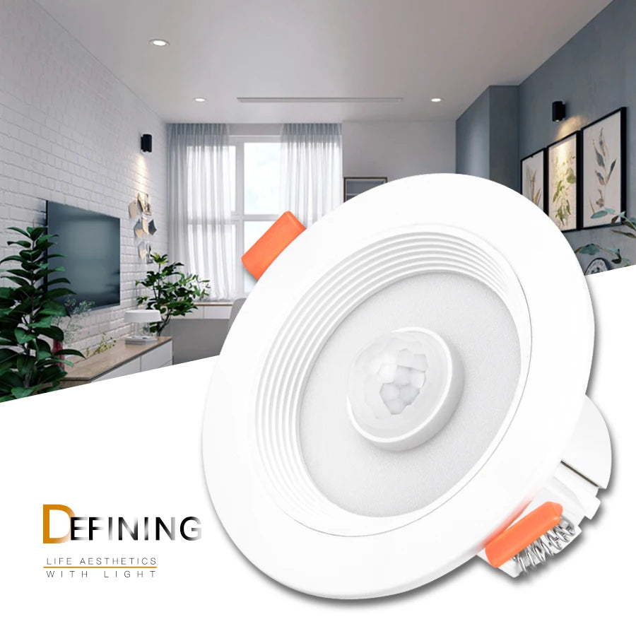 spot led blanc moderne 10w 15w 20w 5w pir induction infrarouge 85265v