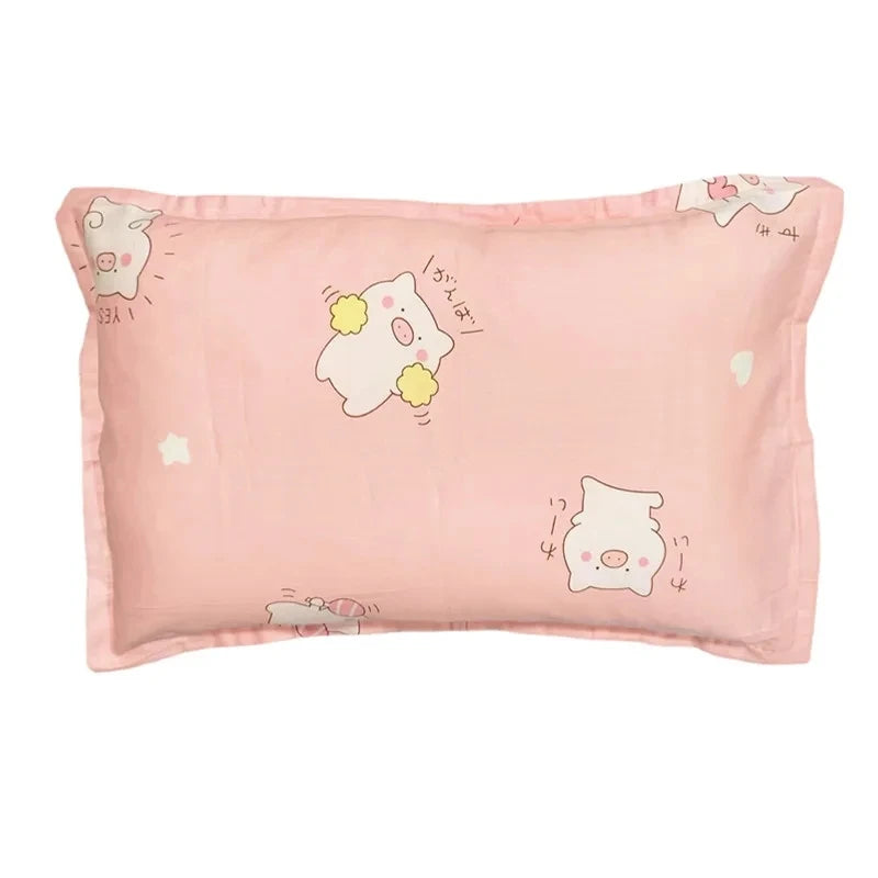 taies d'oreiller bébé 100% coton dessin animé étoiles feuilles moderne gris blanc jaune rose