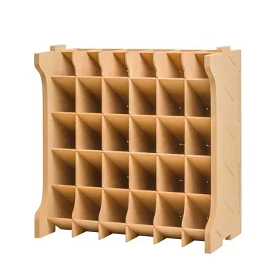 boîte rangement modélisme compartiments cartes peinture accessoires plateau central naturel pratique