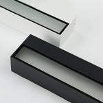 applique murale led extérieure ip65 étanche noir blanc contemporaine 2492000lm