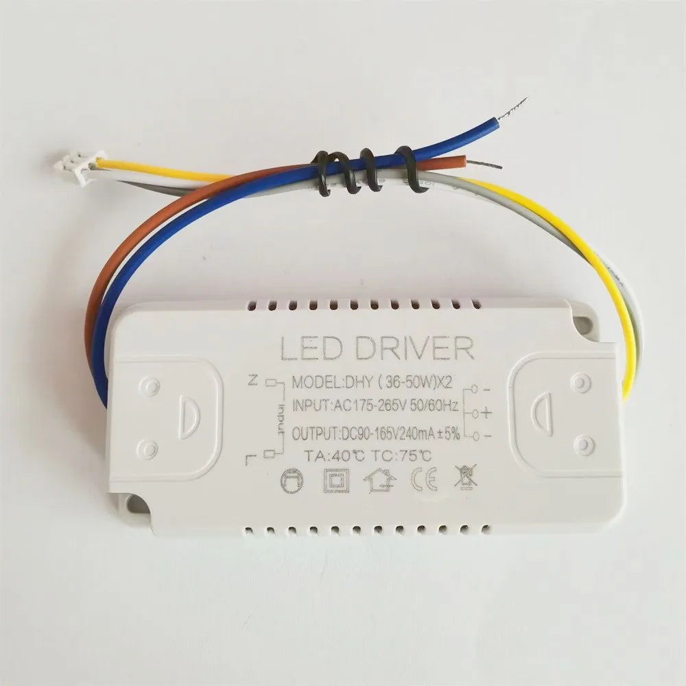 transformateur led blanc industriel plat lisse câbles couleur alimentation courant constant trois couleurs gradation