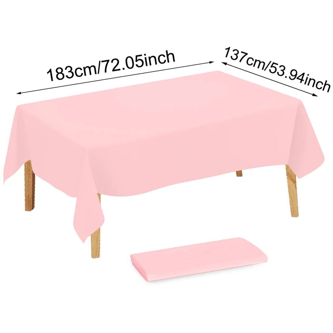 nappe rectangulaire plastique rose bleu violet blanc noir unie moderne fêtes anniversaire mariage saisonnalité