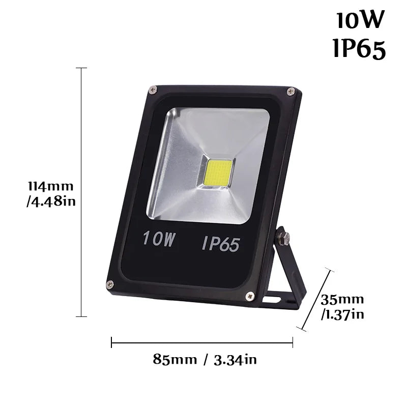 projecteur led motion sensor 10w 30w 50w ip65 moderne acier inoxydable clips extérieur
