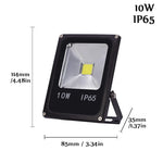projecteur led motion sensor 10w 30w 50w ip65 moderne acier inoxydable clips extérieur