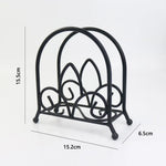 porte serviettes moderne or noir géométrique contemporain minimaliste métal serviettes