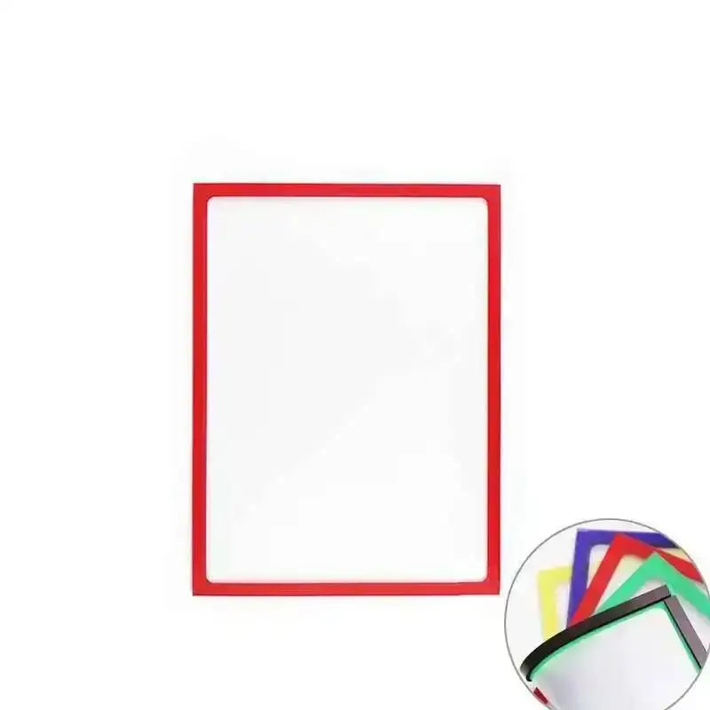 cadre photo magnétique coloré A5 transparent vert jaune bleu rouge rectangulaire moderne decorationintérieur
