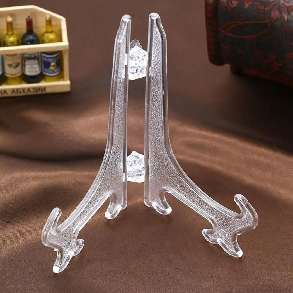 support d'affichage transparent moderne clips empilable cuisine respectueux environnement stockage vaisselle đơn giản gọn