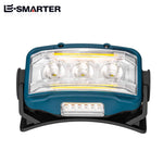 lampe frontale led rechargeable super brillante étanche hiking camping nocturne bleu turquoise noir jaune