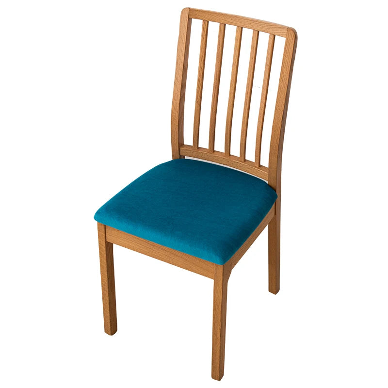 housse chaise extensible velours uni fauteuil cuisine salon moderne lavable