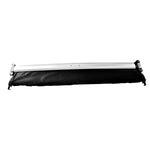 pare soleil tissu mailles clips fixation moderne voiture beige noir blanc