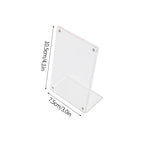 cadre photo transparent moderne clips photos fleurs séchées variante acrylique