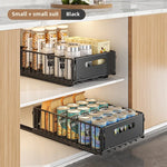 paniers rangement noir clips fixation moderne utilisation multiple réutilisable métal domestique cuisine storage multifonctionnel