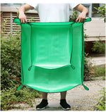 tapis jardinage vert pratique tissé imperméable pliable intérieur pot plantes 50x50 cm