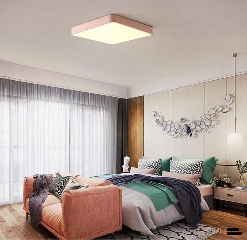 plafonnier led rond adhésif moderne blanc 12w 18w 24w 30w 50w