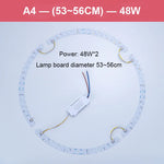 plaque led circulaire blanche ventilateur magnets ruban adhésif moderne