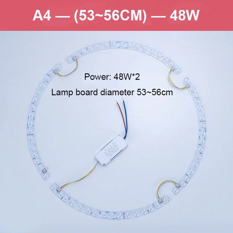 plaque led circulaire blanche ventilateur magnets ruban adhésif moderne