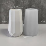 vases silicone blancs rayures verticales modernes décoration bricolage artisanal maison