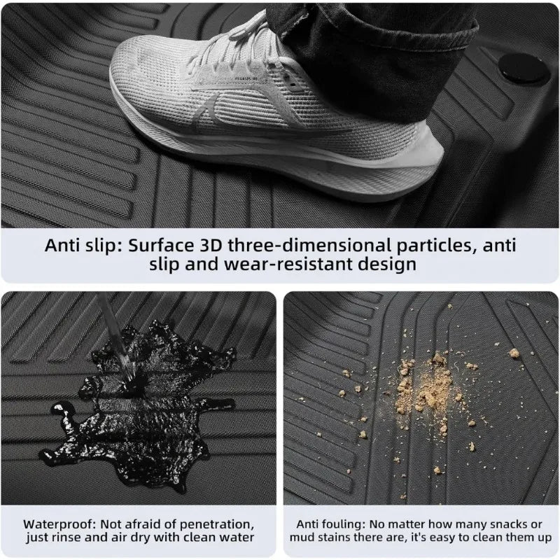 tapis sol noir rayures horizontales tapis dossier tapis coffre tout terrain modernes