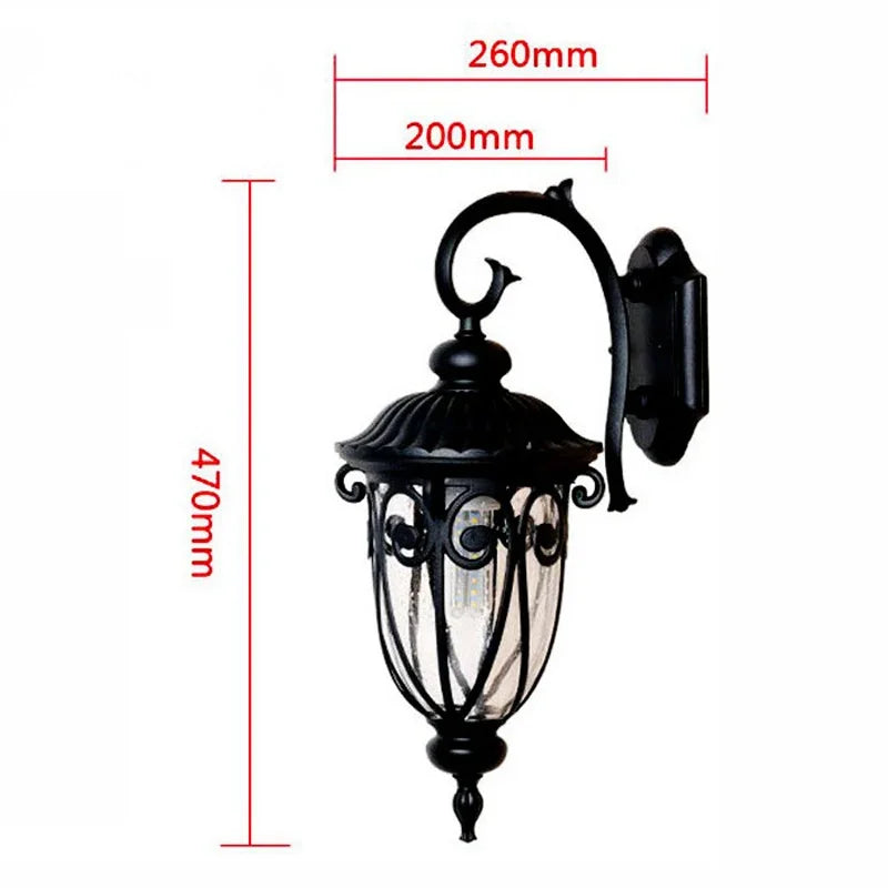 lampe murale classique ornements floraux verre translucide vintage éclairage chambre salle bains entrée étude
