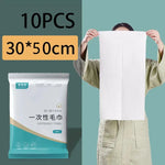 serviette bain jetable coton blanc moderne rapide absorption 70x140cm usage unique voyage toilette