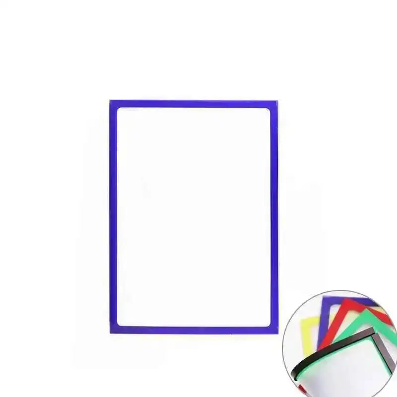 cadre photo magnétique coloré A5 transparent vert jaune bleu rouge rectangulaire moderne decorationintérieur