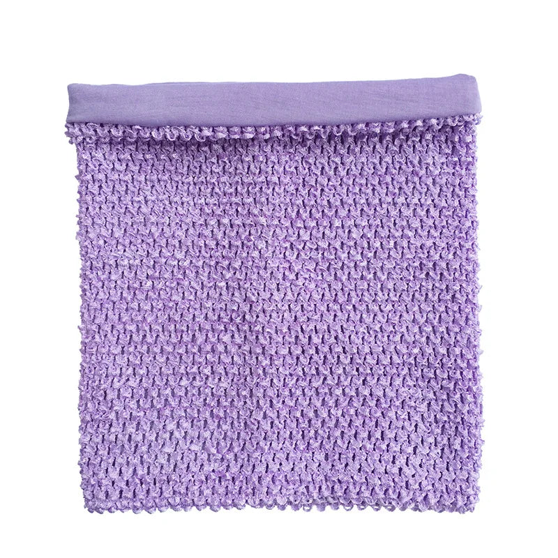 pochettes maille violet jaune rose bleu opaques modernes 10x12 inches DIY tutu