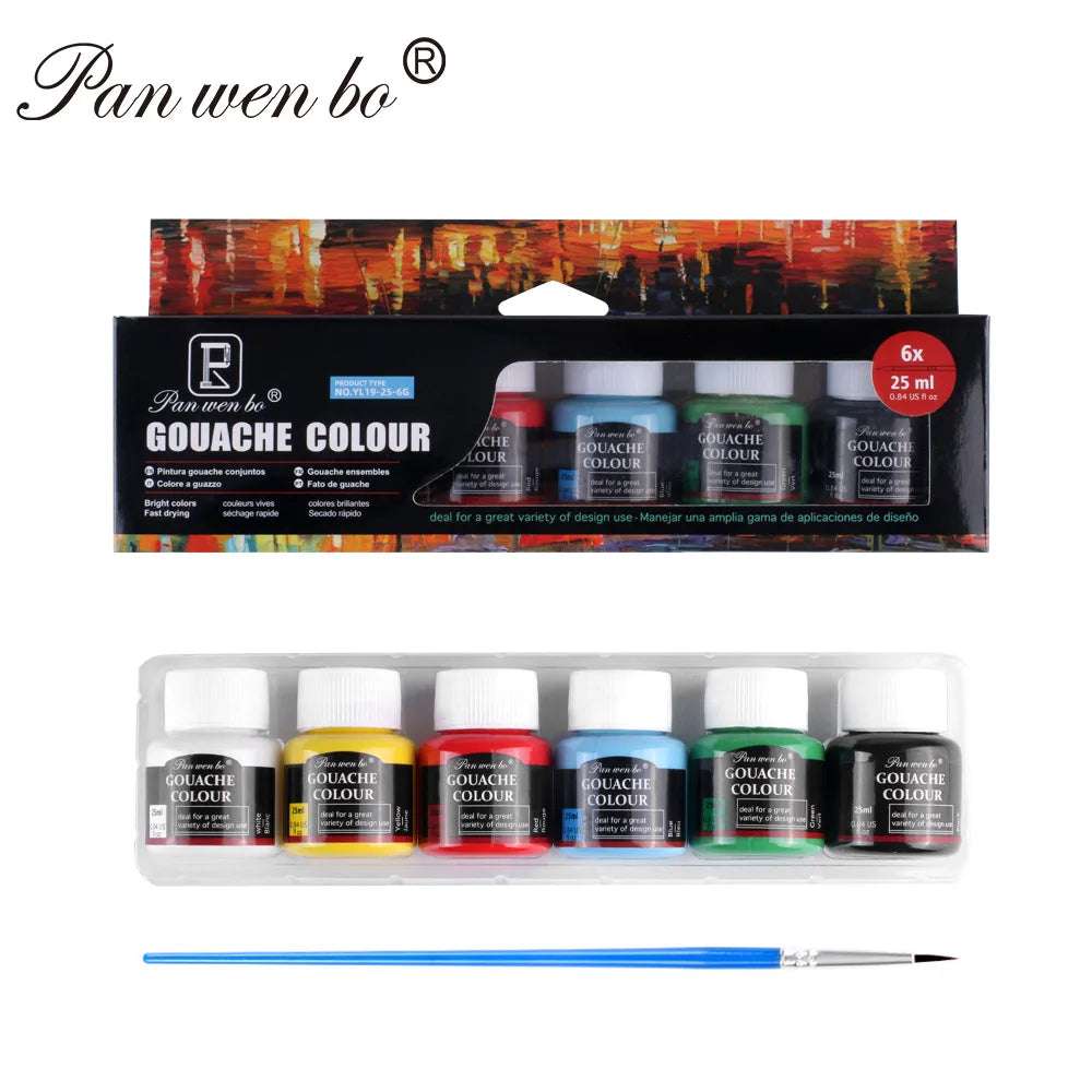 peintures acryliques 12 couleurs bleu vert rouge jaune noir violet modernes toile verre papier