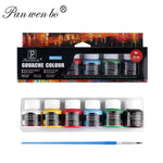 peintures acryliques 12 couleurs bleu vert rouge jaune noir violet modernes toile verre papier