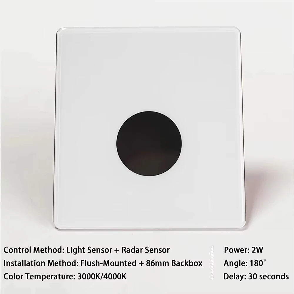 lampe sol radar blanc moderne éclairage quotidien murale led 220v flux luminescent 2492000