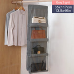 organisateur sacs armoire rangement réutilisable respectueux environnement moderne gris beige noir