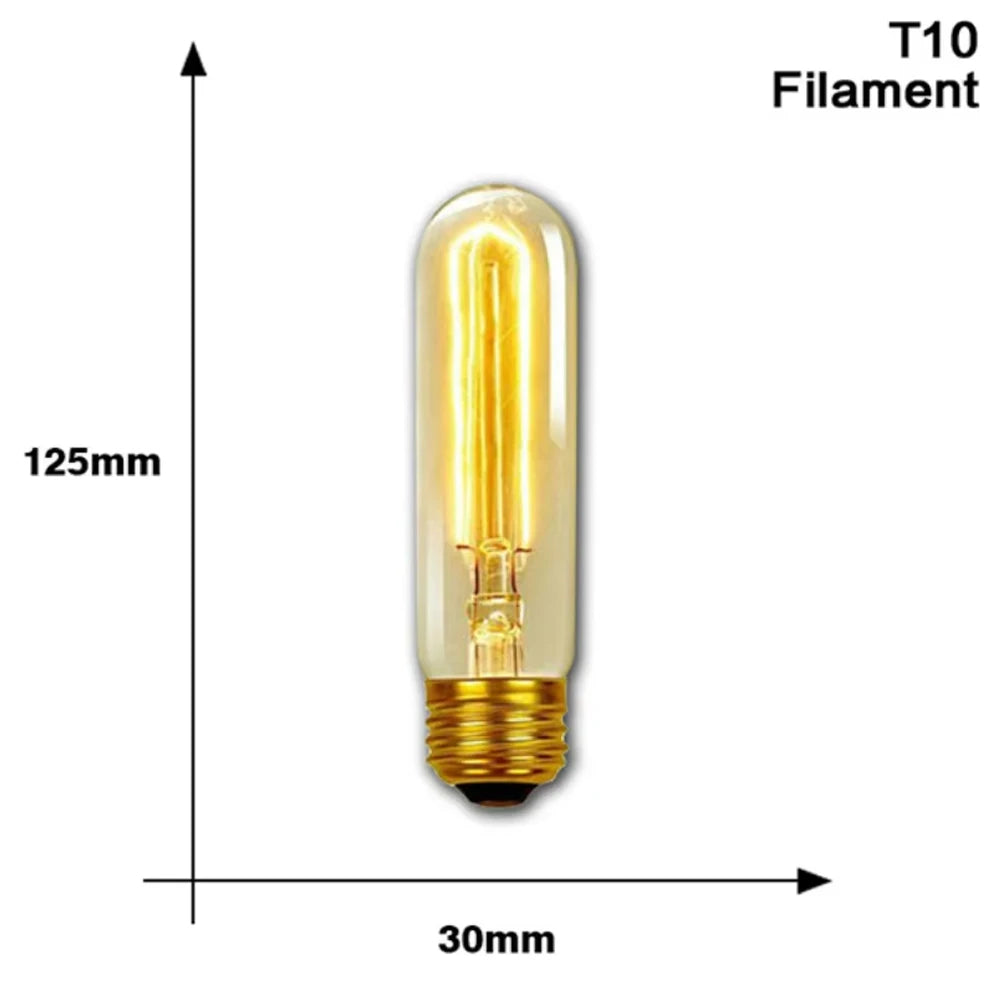 ampoule led filament rétro vintage globe transparent spirale dorée culotte e27 salon