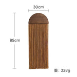 rideau franges vert moderne minimaliste textile opacité chambre salon decorationintérieur