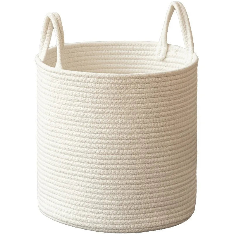 paniers rangement rotin pliables beige clair tissés utilisation multiple respectueux environnement moderne rustique poignées