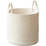 paniers rangement rotin pliables beige clair tissés utilisation multiple respectueux environnement moderne rustique poignées