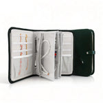 porte bijoux velours rouge moderne clics rangement grilles transparentes bijoux organisation coffret cadeau