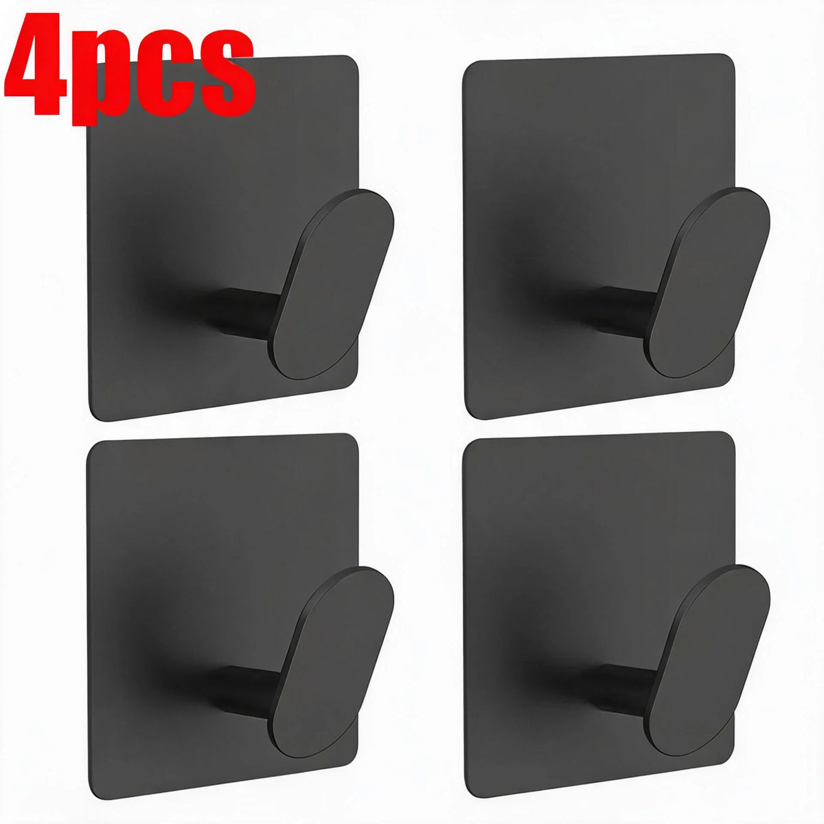 porte serviettes adhésif acier inoxydable noir moderne salle bain utilisation multiple protection adhésive fixe