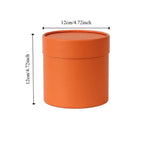 boîtes rondes unies moderne opaques rose clair noir argenté rose pâle vert clair beige