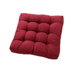 coussin siège rond polyester tissage fin rayé moderne couleur rose clair confortable 45x45cm