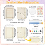 kits cadres photo peindre texturés strass décoration créative artisanale enfants
